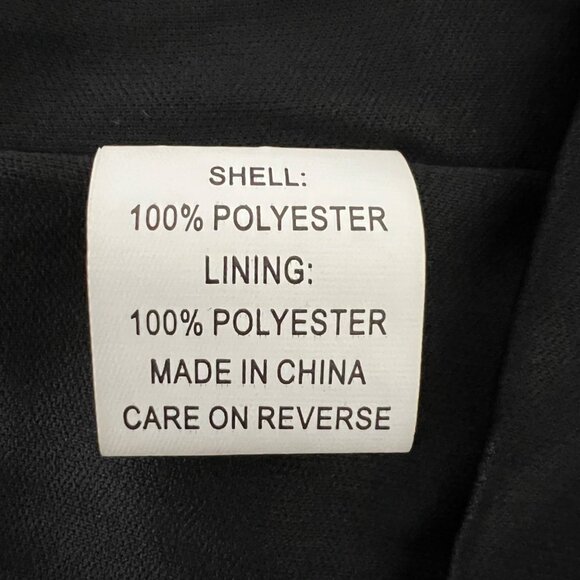 WD.NY Womens Plus Black Pleated Maxi Skirt Full Chiffon size 1X - Picture 9 of 11